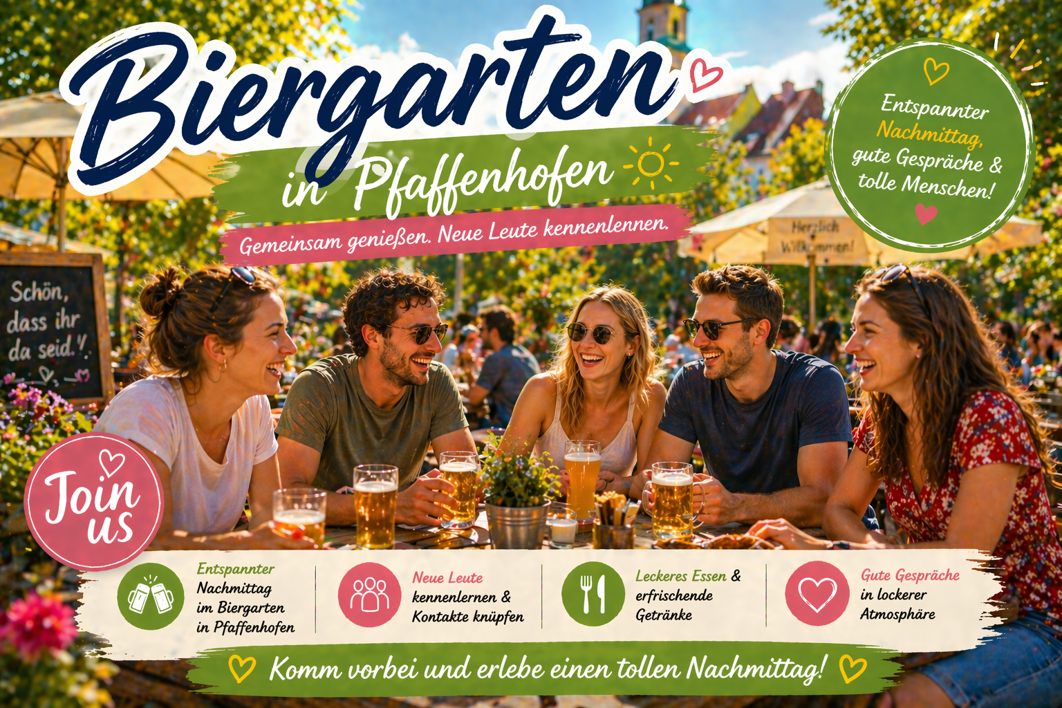 Biergarten in Pfaffenhofen