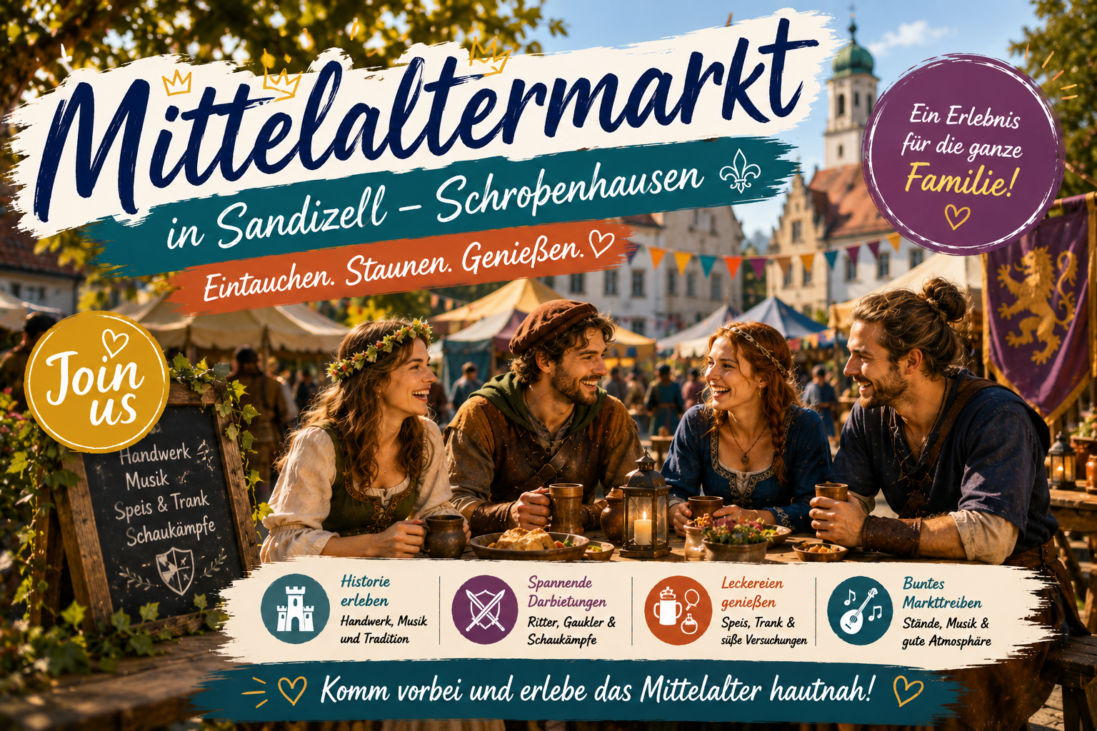 Mittelaltermarkt in Sandizell (Schrobenhausen)