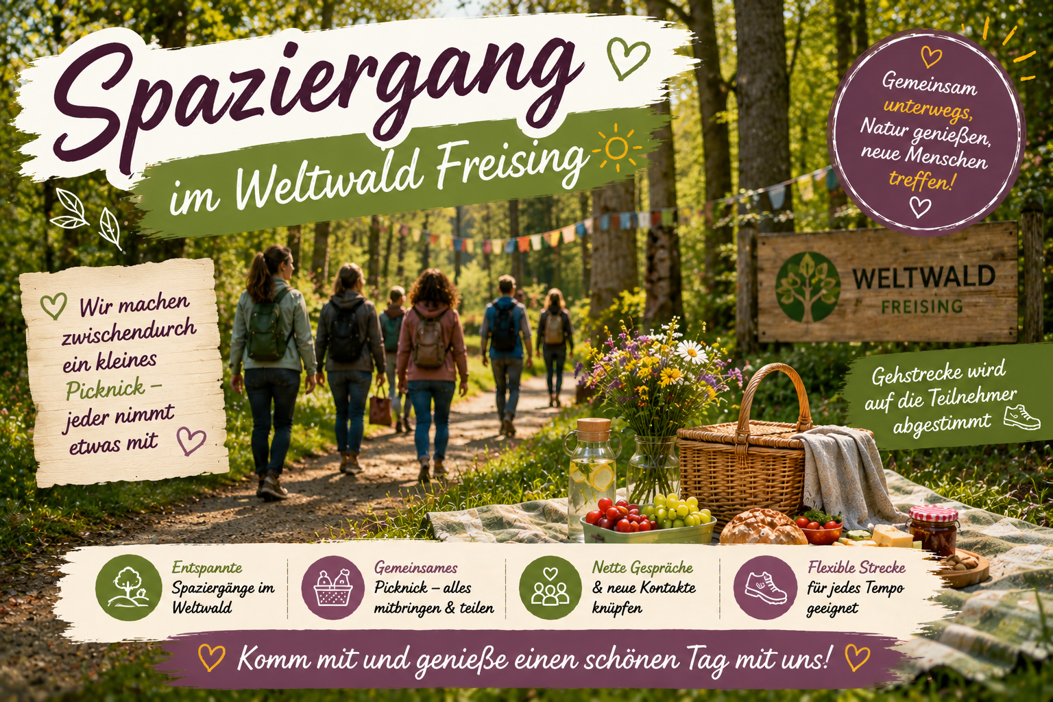 Spaziergang bei Freising